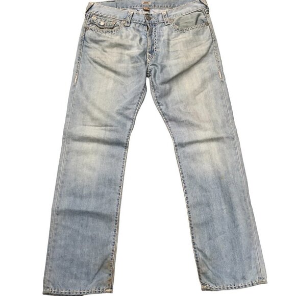 True Religion Jeans Size 36 RICKY SUPER T Blue - Picture 3 of 8